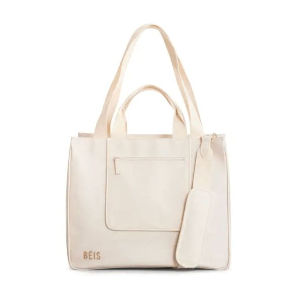 NWT BEIS The East/West Tote - Fall Collection in BEIGE - Picture 2 of 7